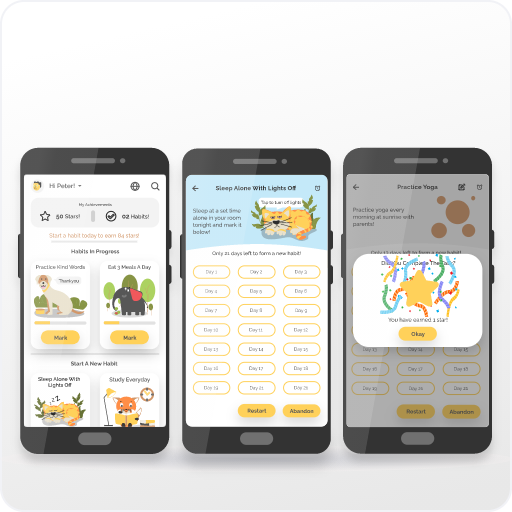 Knackbox project - habit building app for kids